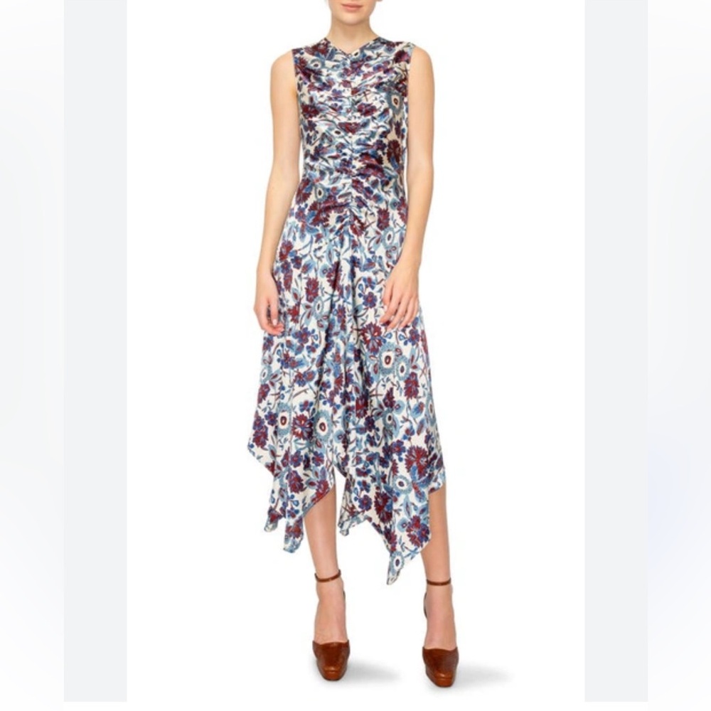 MELLODAY Floral Ruched Maxi Dress